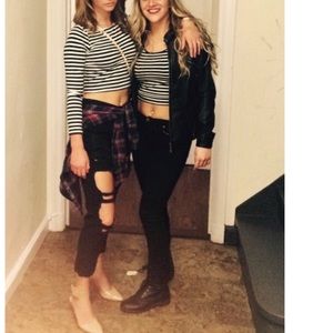 Fashion Nova distressed jeans